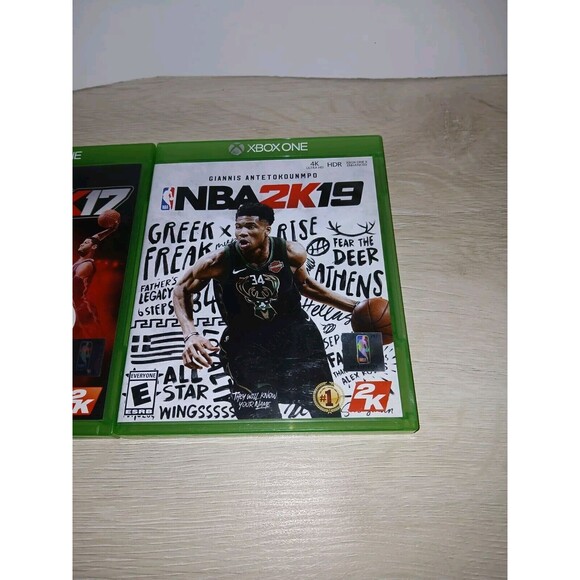 Lot Of 3 Xbox One NBA 2k16 2k17 & 2k19 Games Includes Fold Out Cardboard Poster - Picture 16 of 16
